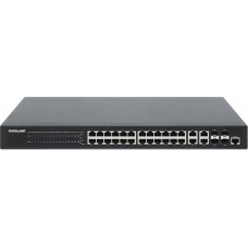 Intellinet Network Solutions Switch Intellinet Network Solutions INTELLINET 24 Port Gigbit PoE+ Switch mit 4 SFP-Ports