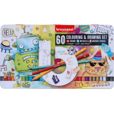 Bruynzeel Sakura Bruynzeel Drawing and colouring set Small Artists | 60 pieces