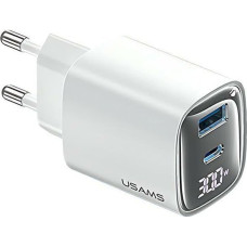 Usams Ładowarka Usams USAMS Ład. siec. CC229 30W GaN USB-C/USB-A Fast Charging XC Series biały/white CC229TC02