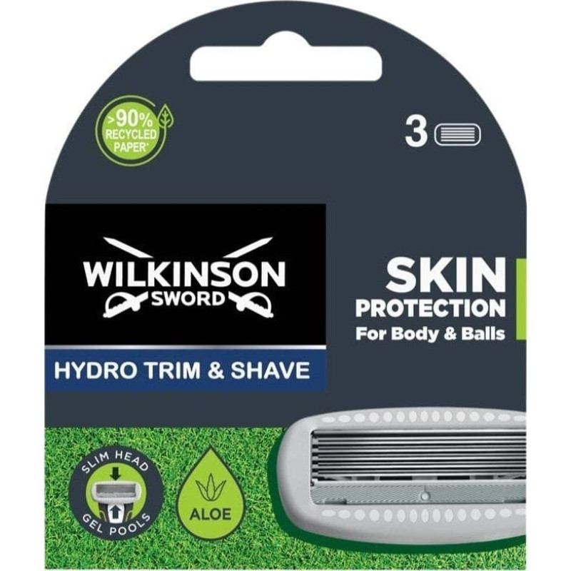 Wilkinson Wilkinson Hydro Trim & Shave ostrza do maszynki do golenia i stylizacji 3szt.