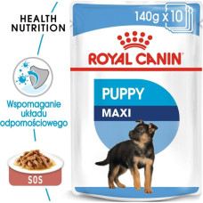 Royal Canin Karma Shn Maxi puppy w sosie 10x140 g