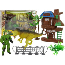 Leantoys Figurka LeanToys Duży Park Dinozaurów Dinozaury Jurassic Jaja Akcesoria Palmy