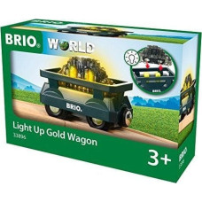 Brio BRIO gold wagon with light - 33896