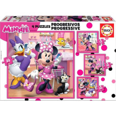 Educa Puzzle 12+16+20+25 Myszka Minnie/Daisy G3