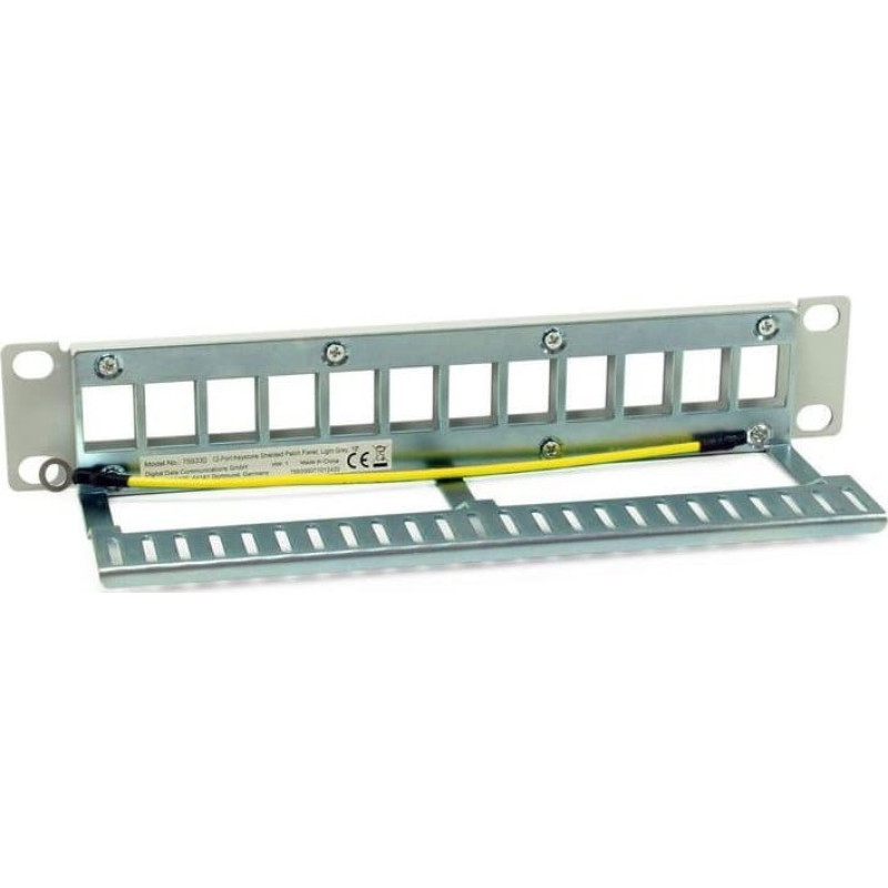 Equip Equip Patchpanel 12x Cat6A 10