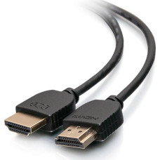 C2G Kabel C2G C2G 1ft 4K HDMI Cable - Ultra Flexible Cable with Low Profile Connectors - HDMI-Kabel - HDMI mannlich zu HDMI mannlich - 30.5 cm - Doppelisolierung - Schwarz