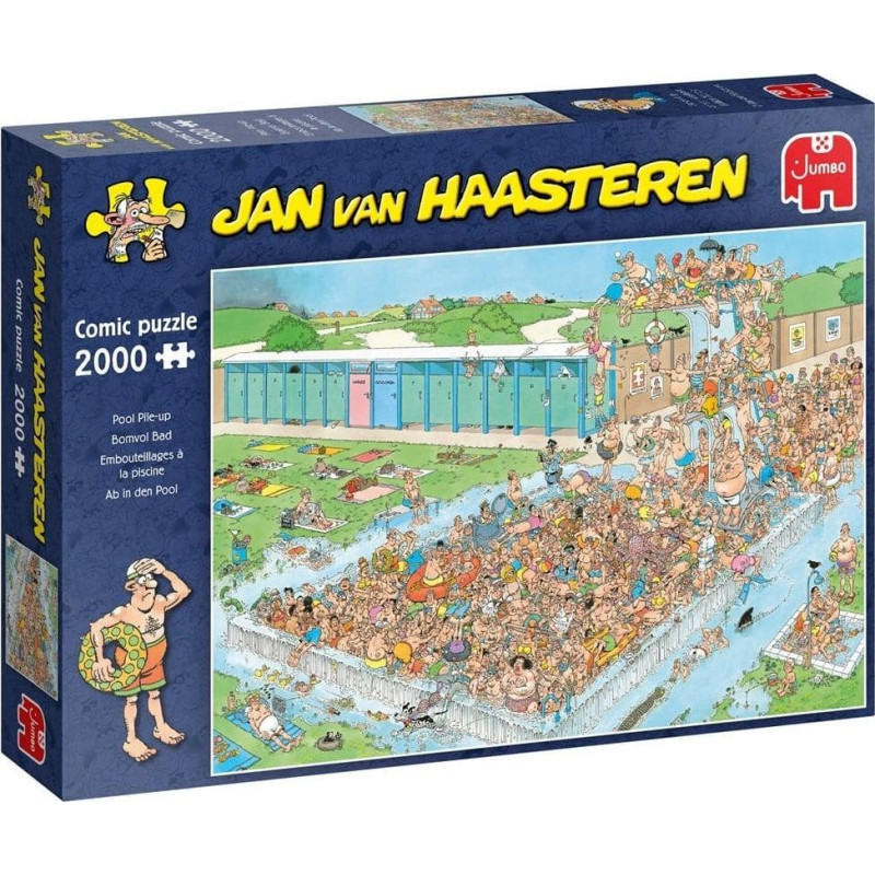 Jumbo Puzzle 2000 Haasteren Tłumy na basenie G3