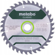 Sourcing METABO CIRCULAR SAW HW/CT 165x20x18z CORDLESS CUT WOOD CLASSIC