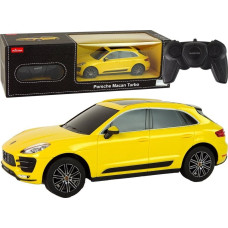 Rastar Auto R/C Porsche Macan Turbo 1:24 Rastar Żółty