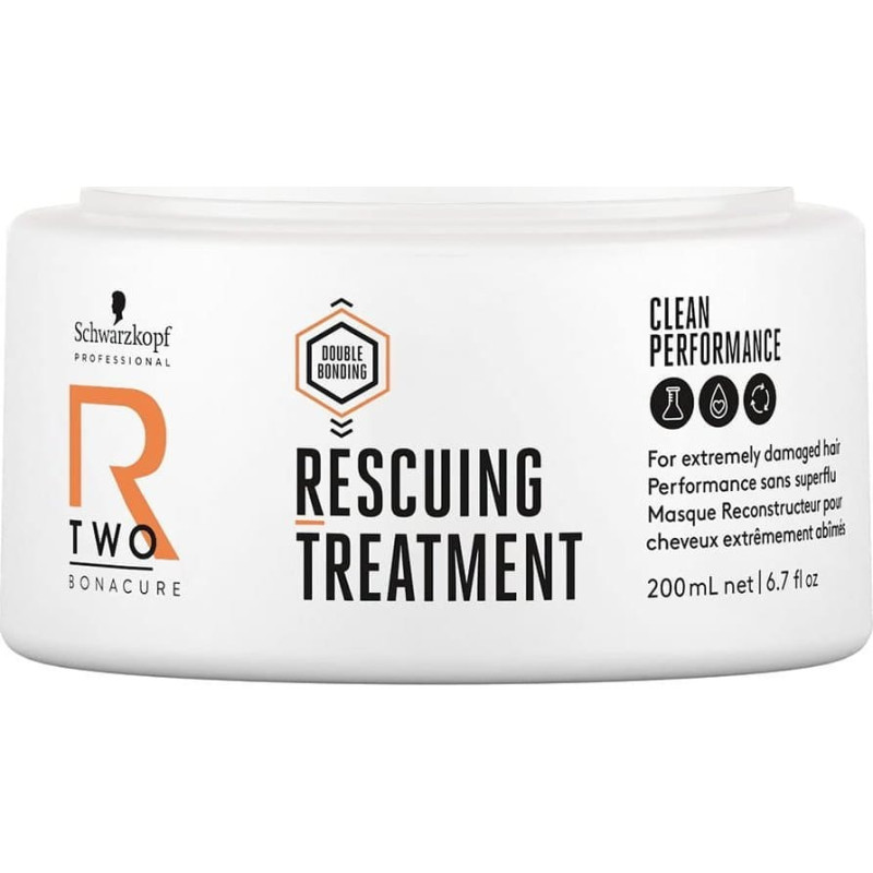 Schwarzkopf Plaukų kaukė Schwarzkopf Professional R-Two Rescuing Treatment, 200 ml