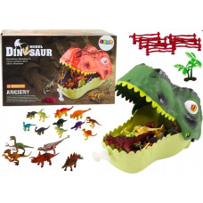 Leantoys Figurka LeanToys Zestaw Figurek Dinozaurów Duży Dinozaur Zielony 45 El