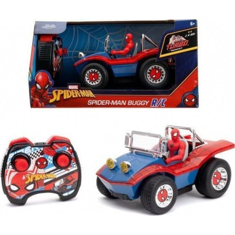 Simba *****JADA Spiderman RC Buggy 1:24+figurka 322-3025