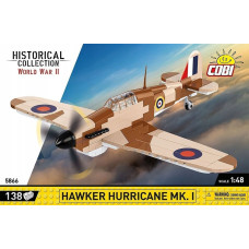 Cobi COBI 5866 Historical Collection WWII Samolot Hawker Hurricane Mk.1 138 klocków