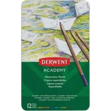 Derwent Kredki akwarelowe Derwent  pud metal 12