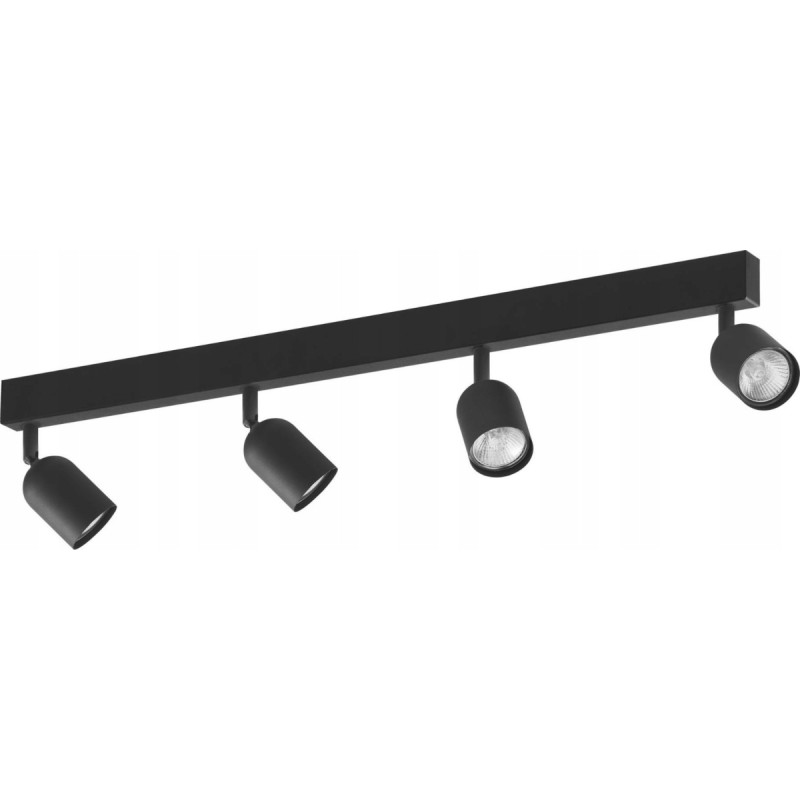 Tkkrywult Lampa sufitowa TKKRYWULT Tk Lighting Top 4783 plafon lampa sufitowa 4x10W GU10 czarny