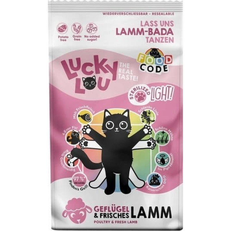 Lucky Lou Lucky Lou Food Code Lifestage Light Geflugel & Lamm 1,7kg