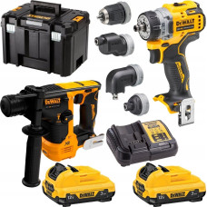 Dewalt Zestaw elektronarzędzi Dewalt DEWALT.COMBO KIT 12V DCK2101L2T (DCH072 DCD703) 2x3.0Ah TSTAK