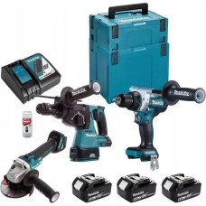 Makita Zestaw elektronarzędzi Makita ZESTAW COMBO LI-LON 18V DGA506+DHR243+DDF486 3*5.0AH MAKPAC