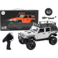 Leantoys Auto Terenowe Zdalnie Sterowane RC 2.4G Napęd 4x4 Siwy