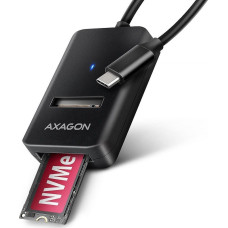 Axagon HUB USB Axagon AXAGON ADM2-CM USB-C 10Gbps - M.2 NVMe & SATA SSD adaptér, kabel USB-C 10cm