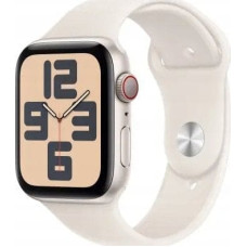 Apple Smartwatch Apple Apple Watch SE OLED 40 mm Cyfrowy 324 x 394 px Ekran dotykowy 4G Beż Wi-Fi GPS