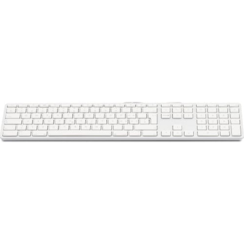 LMP Klawiatura LMP USB Keyboard 110 Przewodowa Biało-srebrna HU (LMP-KB-1243-HU)