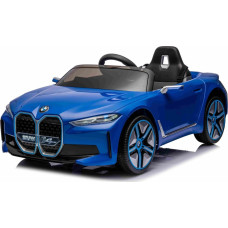 BMW Autko BMW i4 na akumulator dla dzieci Niebieski + Wolny Start + EVA + Ekoskóra + Audio LED + Pilot