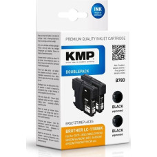 KMP Tusz KMP KMP DOUBLEPACK B78D - 2er-Pack - 12.7 ml - Schwarz - kompatibel - wiederaufbereitet - Tintenpatrone - fur Brother DCP-185, 385, 395, 585, J715, MFC-490, 5490, 5890, 5895, 6890, 790, 795, 990, J615