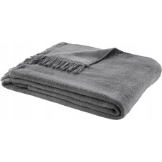 Ibena Ibena Uni Blanket Braga anthracite 150x200