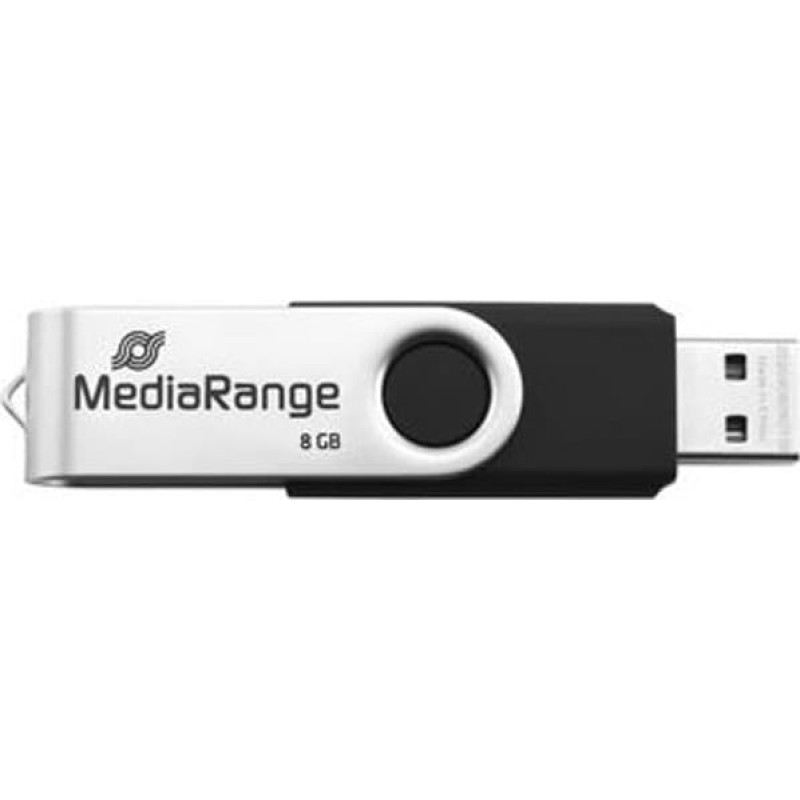 Triton Pendrive TRITON MediaRange MR931-2 pamięć USB 16 GB USB Type-A / Micro-USB 2.0 Srebrny, Czarny