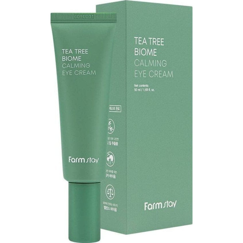 Farmstay Farmstay Tea Tree Biome łagodzący krem pod oczy 50ml