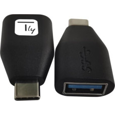 Techly Adapter USB Techly TECHLY Adapter USB-C M to USB-A F schwarz