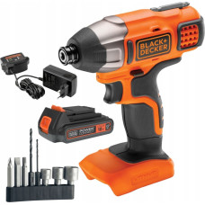 Black+Decker Klucz udarowy Black+Decker BLACK+DECKER ZAKRĘTARKA UDAR. 18V BDCIM18D1A 115Nm 1x2,0Ah