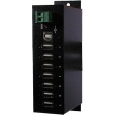 Exsys EXSYS EX-1177HMVS 7 portowy HUB USB 2.0 z ochroną przeciwprzepięciową 350W w metalowej obudowie