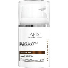 Apis Coffee Shot biorewitalizująca maska pod oczy z kwasem kawowym i olejem z nasion kawy 50ml