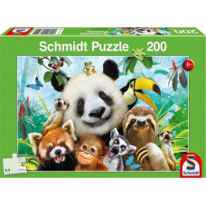 Schmidt Spiele Puzzle 200 Wesołe zwierzaki G3