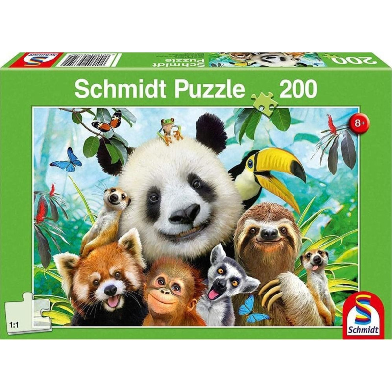 Schmidt Spiele Puzzle 200 Wesołe zwierzaki G3