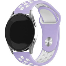 Beline Beline pasek Watch 20mm Sport Silicone fioletowo-biały purple/white box