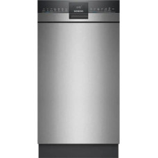 Siemens Zmywarka Siemens Siemens SR43ES24KE, Undercounter, Slimline (45 cm), Stainless steel, Black, Stainless steel, Buttons, 1.75 m