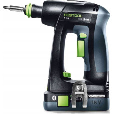 Festool Wiertarko-wkrętarka Festool Akumuliatorinis suktuvas-grežtuvas FESTOOL C 18 HPC 4,0 I-Set