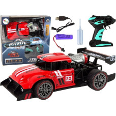 Leantoys Auto Zdalnie Sterowane Sportowe R/C 1:16 Czerwone Para Wodna