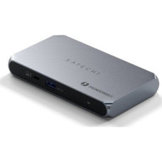 Satechi Stacja/replikator Satechi Satechi Thunderbolt 4 Slim Hub Pro - hub USB-C (port DC 20V, USB 3.2 Gen 2 Data Port, 3x port Thunderbolt 4) (space gray)