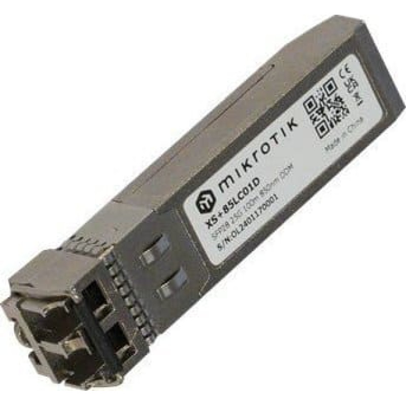 Mikrotik Moduł SFP MikroTik MikroTik SFP28 Module | XS+85LC01D | Dual LC UPC | 10000/25000 Mbit/s | Maximum transfer distance 100 m