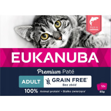 Eukanuba Eukanuba Euk Cat Adult Salmon Pate 12x85g