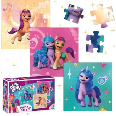 Dodo PUZZLE 3w1 MY LITTLE PONY NIEZWYKŁY ZESTAW UKŁADANEK DLA NAJMŁODSZYCH