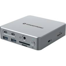 Conceptronic Stacja/replikator Conceptronic CONCEPTRONIC Dock USB-C->2xHDMI,2xUSB-C,4xUSB-A,DP,GbE LAN