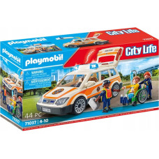 Playmobil PLAYMOBIL 71037 emergency doctor car, construction toy