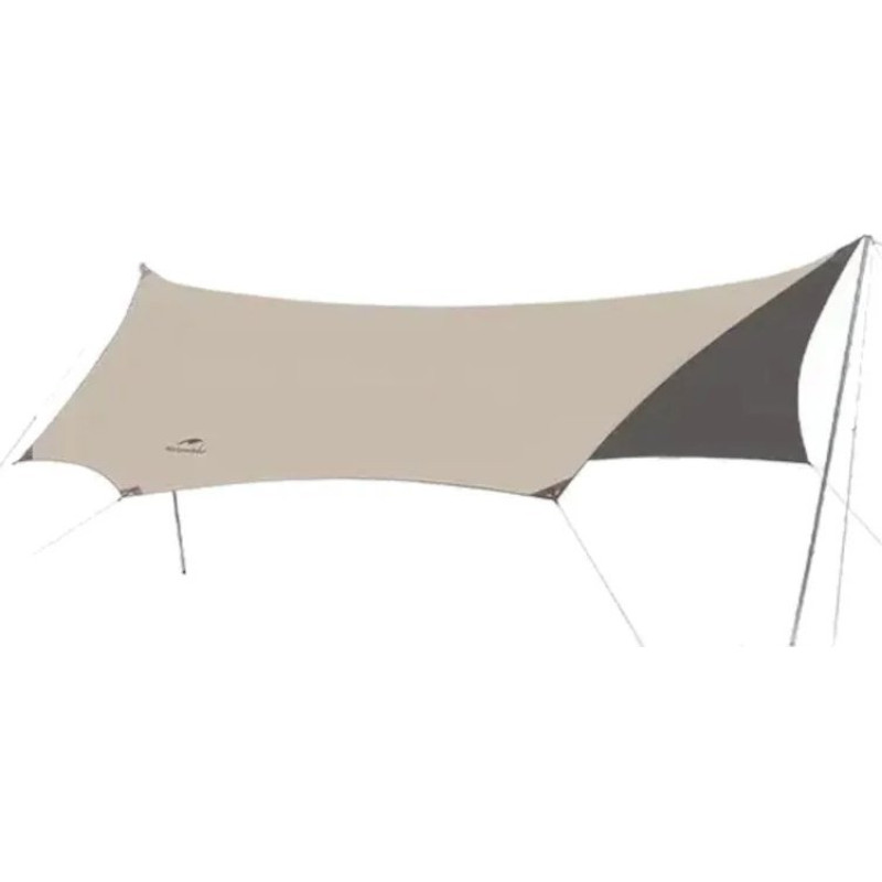 Naturehike Plandeka Naturehike Tarp glacier awning canopy l nh19tm004-khaki NATUREHIKE