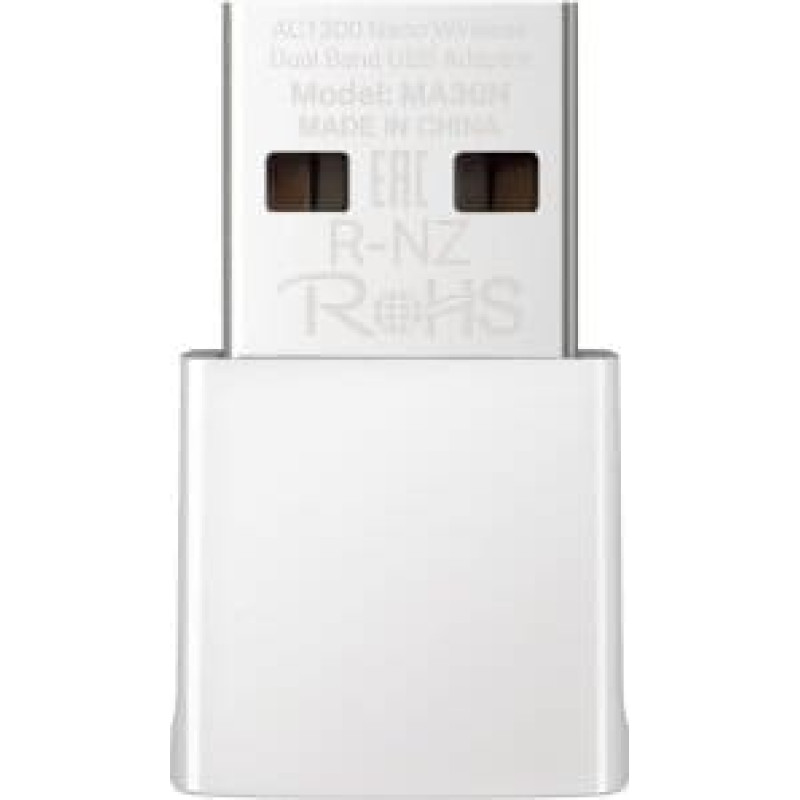 Mercusys Karta sieciowa Mercusys MERCUSYS MA30N WiFi5 USB nano adapter (AC1300,2,4GHz/5GHz,USB2.0)