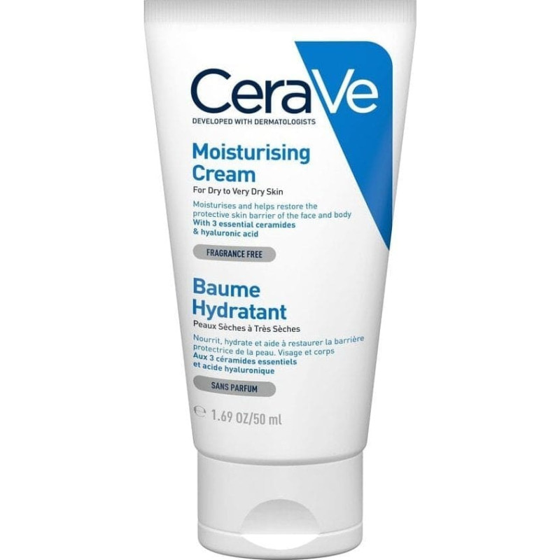 Cerave Nawilżający krem ​​do twarzy i ciała Moisturising 50 ml